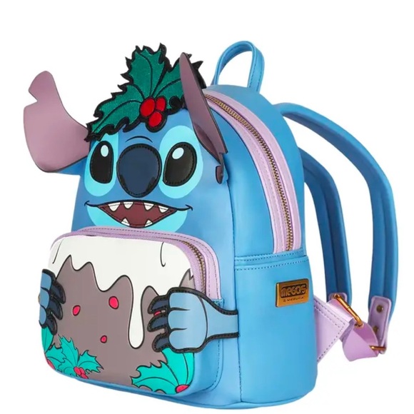 Disney Stitch Cartoon Image Backpack NWT​ - Picture 2 of 5